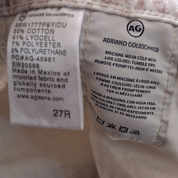 AG Adriano Goldschmied The Legging Super Skinny Jeans – 27R Snake Print - Picture 8 of 8